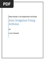 Auto Irrigation Report