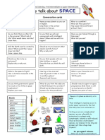 Space Speaking Task