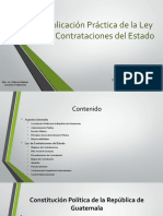 Aplicación Práctica de La Ley de Contrataciones Del Estado