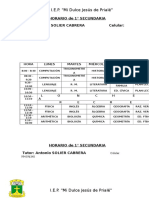 Horarios Secundaria Prialé