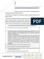 Documente Necesare Pentru Întocmirea Și Depunerea Proiectului