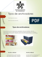 Tipos de Archivadores