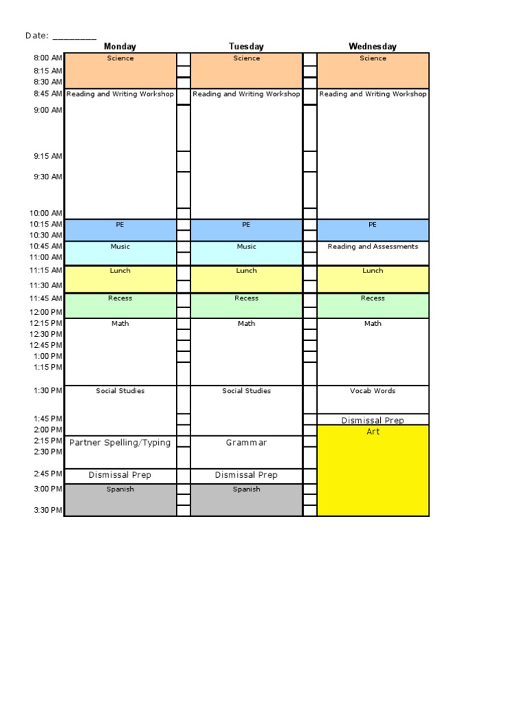 PF Schedule | PDF