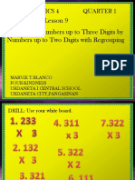 MATH q1 Lesson 9 Multiplying Numbers Up To Three Digits by Numbers ... Marvietblanco