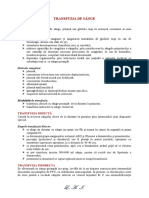 Transfuzia de Sange PDF