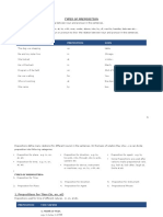 Types of Preposition