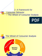 Chapter 2: A Framework For Consumer Behavior - The Wheel of Consumer Analysis