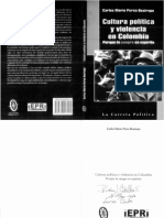 4 Perea Restrepo Carlos Mario 2009 Cultura Política y Violencia en Colombia PDF