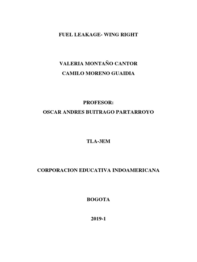 A320 Lake Fuel PDF Leak Aviation