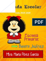 Docente María Pérez calendario escolar