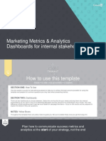 Marketing Metrics & Analytics Dashboards For Internal Stakeholders