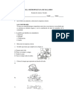 Evaluación Ciencias Sociales