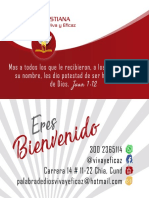 Tarjeta de Evangelización