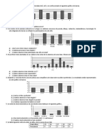 Se Ha Lanzado Un Dado Con Las Caras Numeradas Del 1 Al 6 y Se Confeccionado El Siguiente Gráfico de Barras