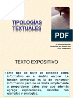 Tipologías Textuales