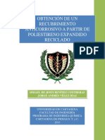 Obtencion de Un Recubrimiento Anticorrosivo A Partir de Poliestireno Expandido Reciclado PDF