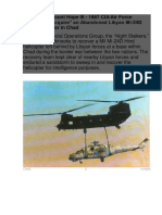 Hind Heist: Mount Hope III - 1987 CIA/Air Force Mission To "Acquire" An Abandoned Libyan Mi-24D Hind Helicopter in Chad