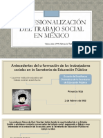 Profesionalizacion Del Trabajo Soial en México