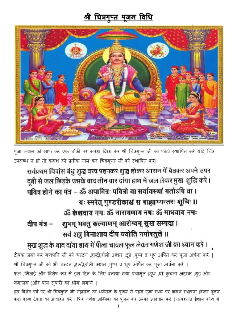 Chitragupta Puja 2024