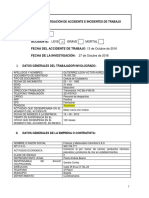 Modelo de Investigacion de Accidente (SG-SST) Colombia 2019