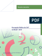CGEE Resumoexecutivo Percepcao Pub CT PDF