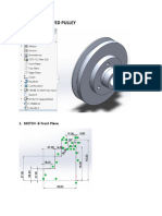 Solidworks Exercise - REVOLVED PULLEY