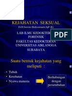 Kejahatan Seksual: Lab Ilmu Kedokteran Forensik Fakultas Kedokteran Universitas Airlangga Surabaya