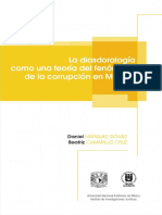 La diasdoralogía como una teoría del fenómeno de la corrupción en México 