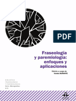 Durante - Fraseologia y Paremiologia Enfoques y Aplicaciones
