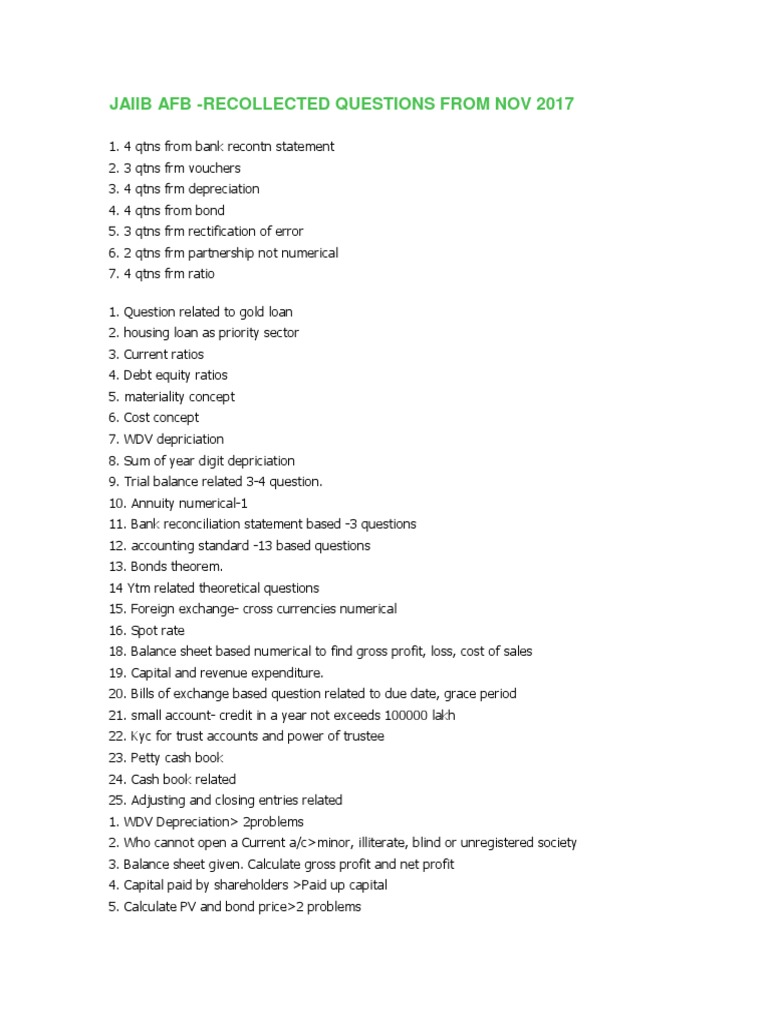 Jaiib Notes | PDF | Debits And Credits | Depreciation