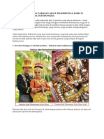 Gambar Dan Nama Pakaian Adat Tradisional Dari 33 Provinsi Yang Ada Di Indonesia