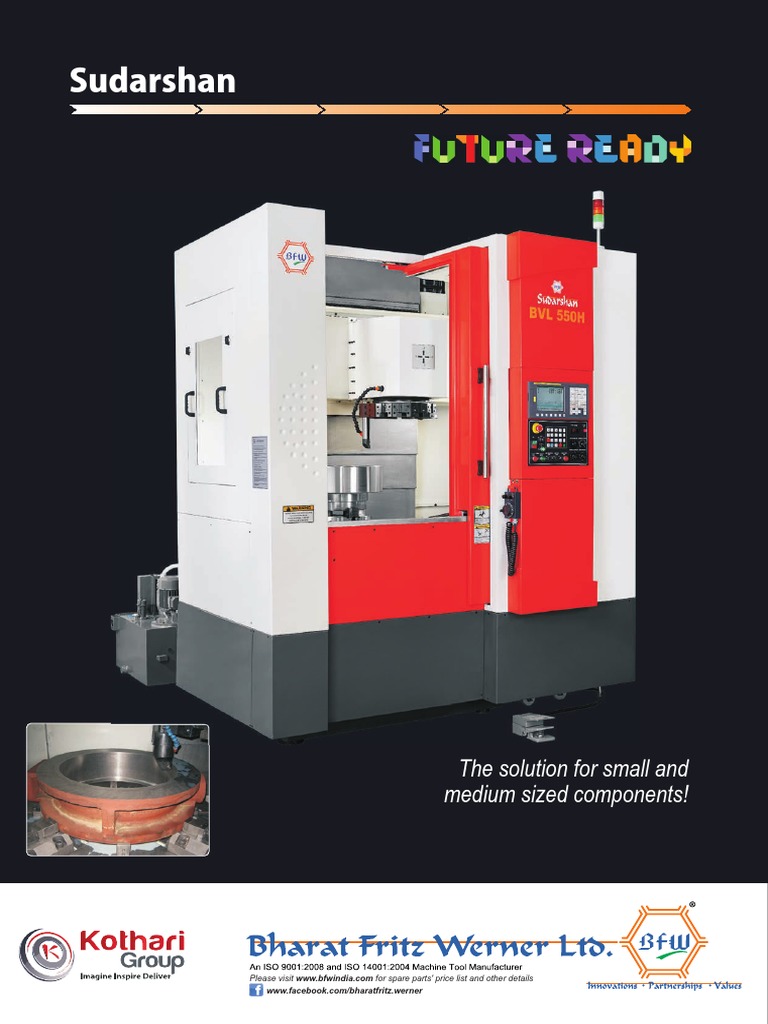 Sudarshan BVL 550H & 700H CNC Lathes | PDF | Numerical Control ...