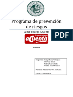 Programa de Prevención de Riesgos II