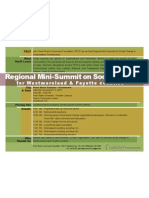 Poster, Mini Summit