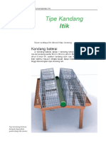 Tipe Kandang Itik TIPE KANDANG ITIK. Dalam Budidaya Itik Dikenal 3 Tipe Kandang. 60 Cm. 60 Cm - PDF