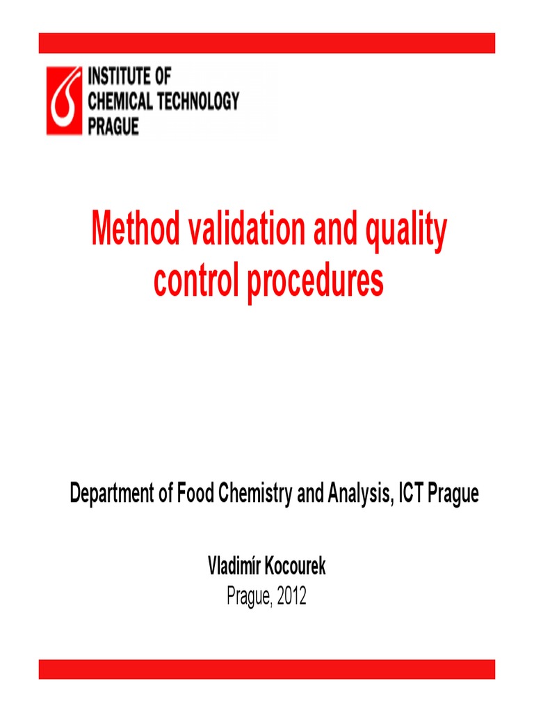 Method Validation and Quality Control Guide | PDF | Mass Spectrometry ...