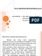 Ketatnya Sistem Pengendalian