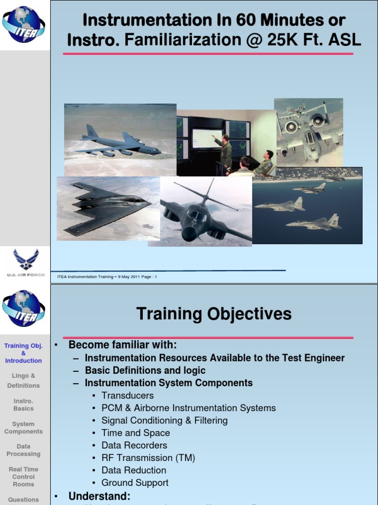 ITEA Instrumentation Training Overview | PDF | Analog To Digital ...