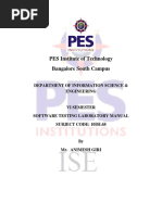 Software Testing Laboratory