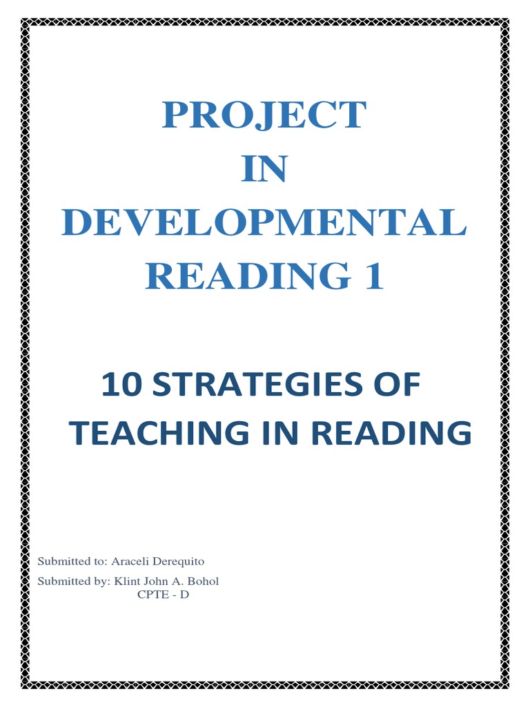 10 Strategies of Teaching in Reading | PDF | Communication | Human ...