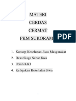 Konsep Kesehatan Jiwa Masyarakat