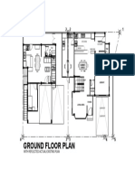  Ground Floor With Reflected Actual Plan (Sample)