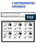 Bingo de Instrumentos Musicales PDF