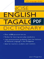 Concise English Tagalog Dictionary
