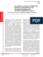 Ruitord, Guillem Artículo Sobre Guerra y Paz en El Siglo XXI PDF