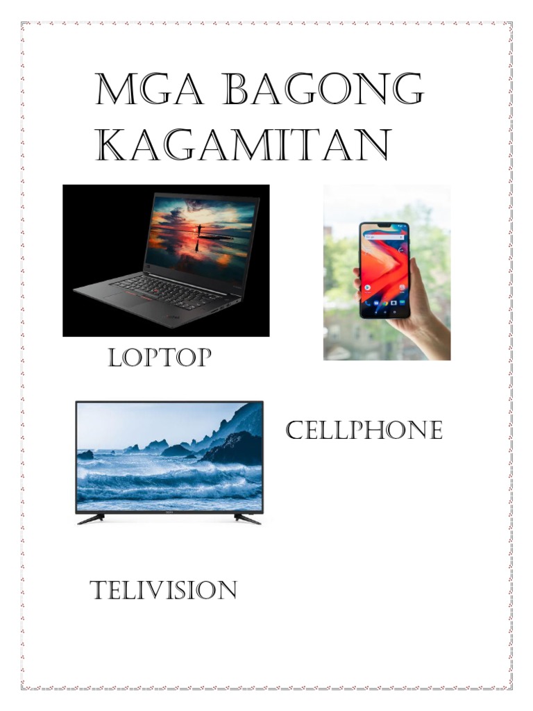 Mga Bagong Kagamitan: Loptop | PDF