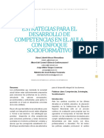 Estrategias para el desarrollo de competencias con enfoque socioformativo