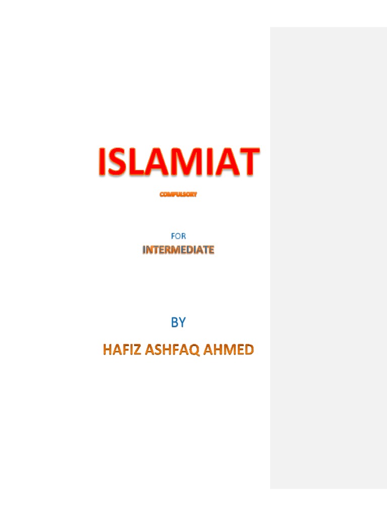 Islamiat Exam Guide for Inter Part I | PDF | Prophets And Messengers In ...