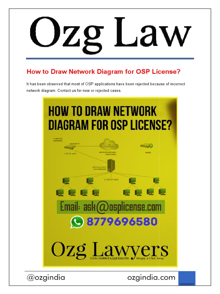 OSP License Network Diagram Guide | PDF