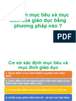 Xác Định Mục Tiêu Và Mục Đích Của